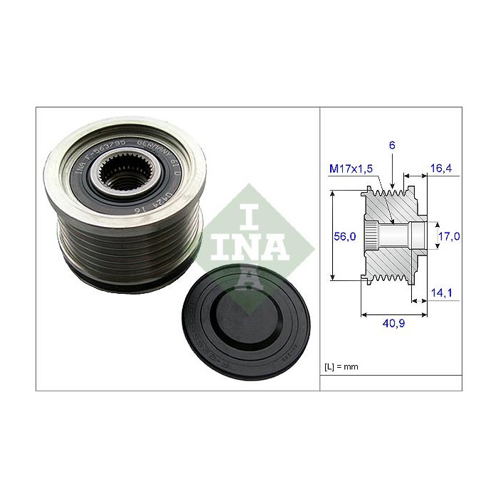 INA Generatorfreilauf 535021310