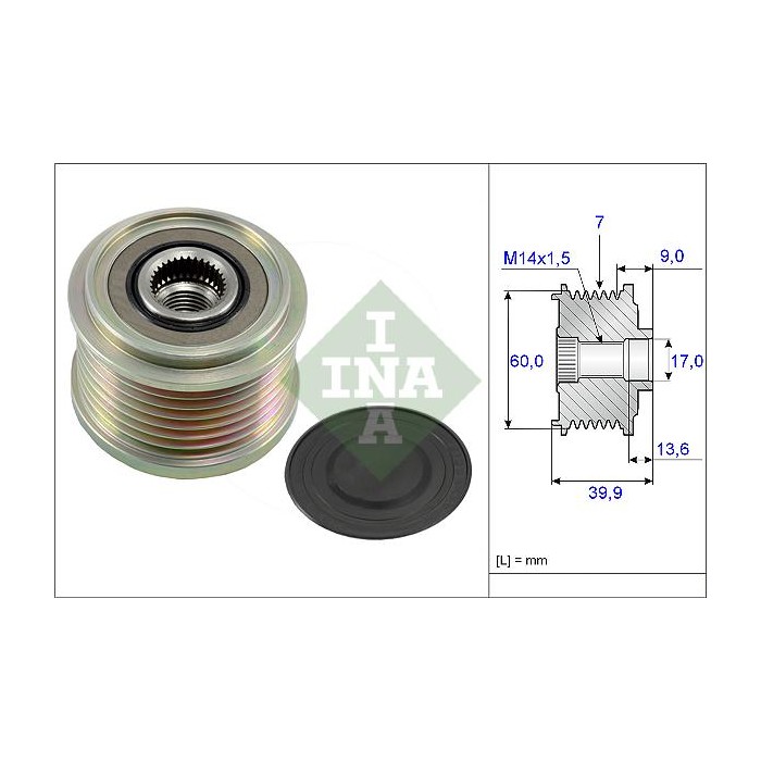 INA Generatorfreilauf 535021510