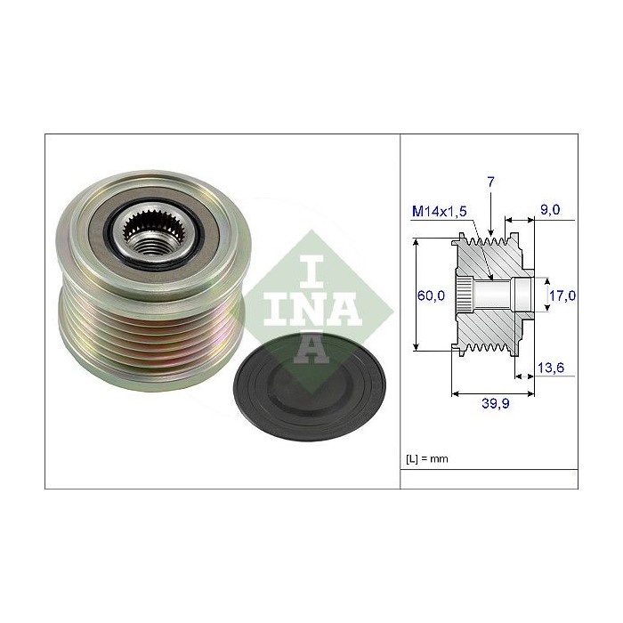 INA Generatorfreilauf 535021510