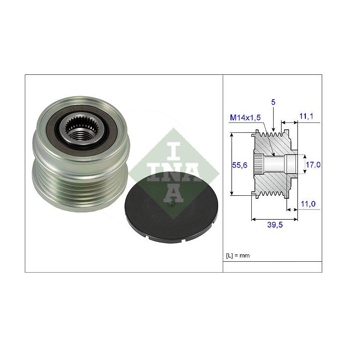 INA Generatorfreilauf 535021810