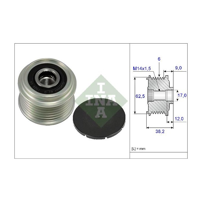 INA Generatorfreilauf 535021910