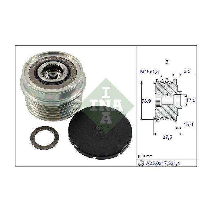 INA Generatorfreilauf 535022310