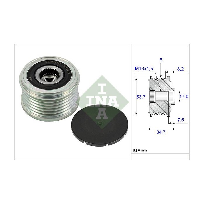 INA Generatorfreilauf 535022410