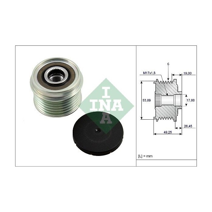 INA Generatorfreilauf 535023310