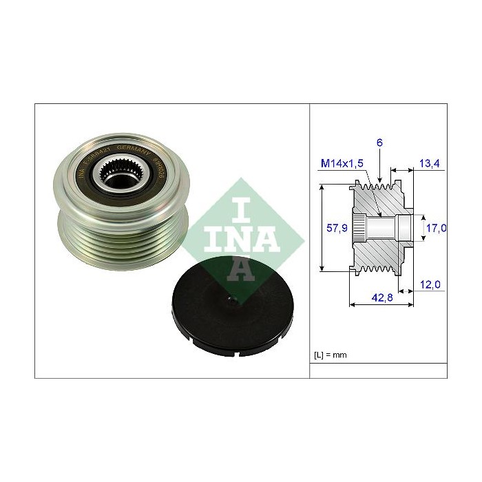 INA Generatorfreilauf 535024010