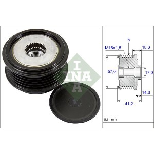 INA Generatorfreilauf 535024810