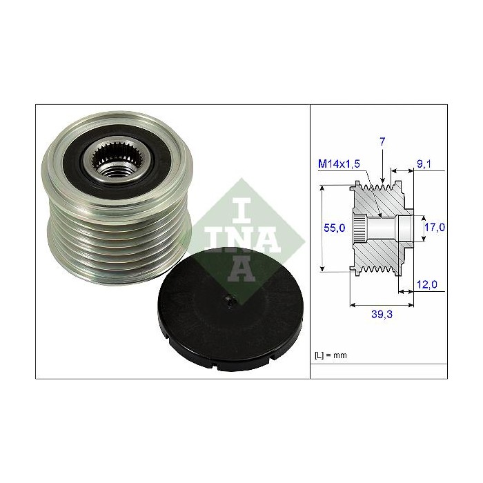 INA Generatorfreilauf 535026010