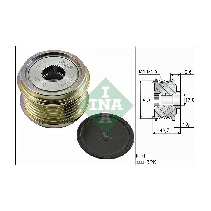 INA Generatorfreilauf 535027610