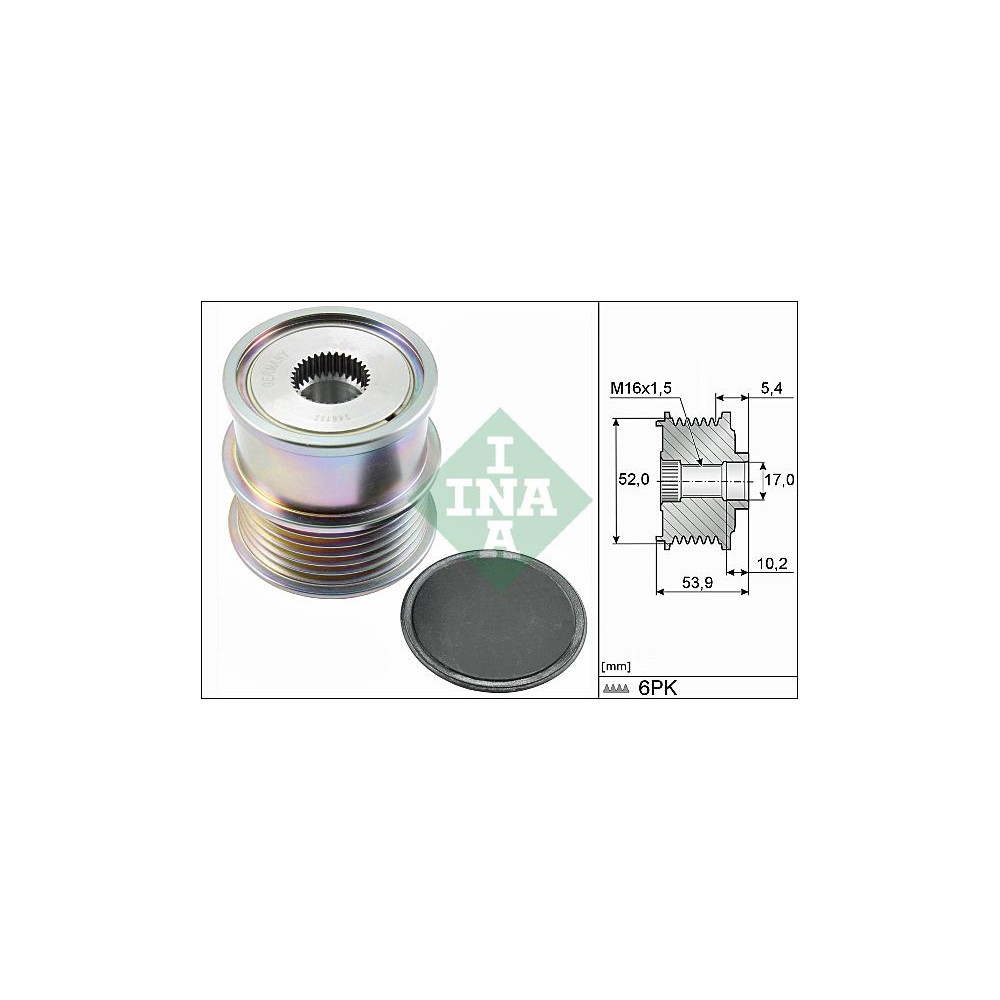 INA Generatorfreilauf 535027910