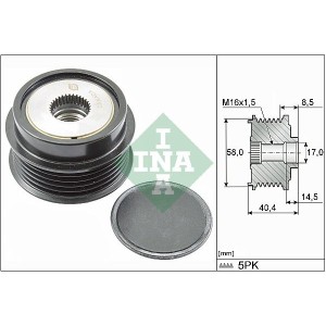 INA Generatorfreilauf 535028010