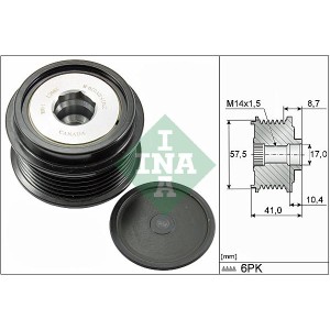 INA Generatorfreilauf 535028210