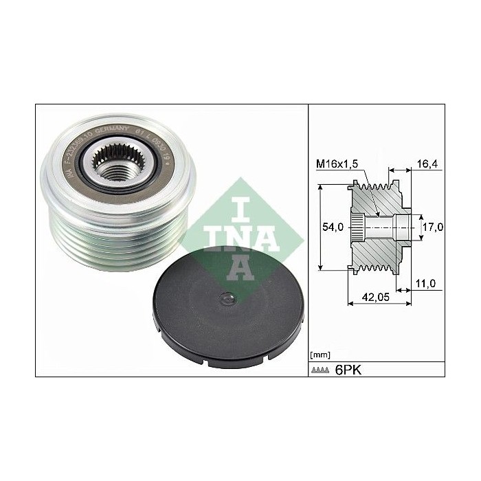 INA Generatorfreilauf 535028510