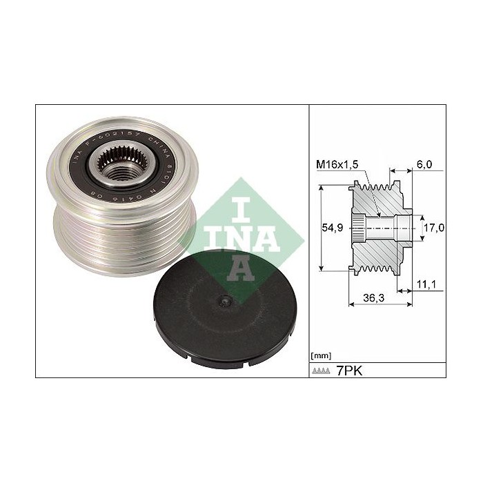 INA Generatorfreilauf 535029810