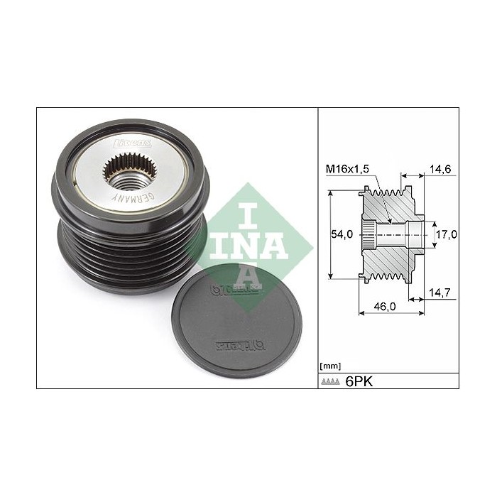 INA Generatorfreilauf 535030810