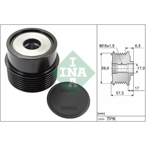 INA Generatorfreilauf 535031410