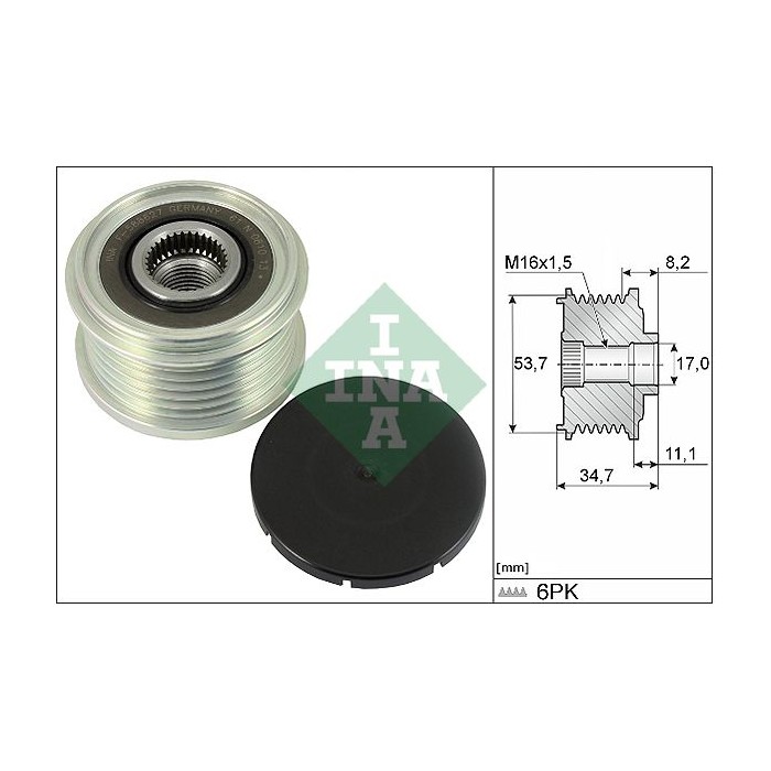 INA Generatorfreilauf 535032710