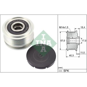 INA Generatorfreilauf 535029510