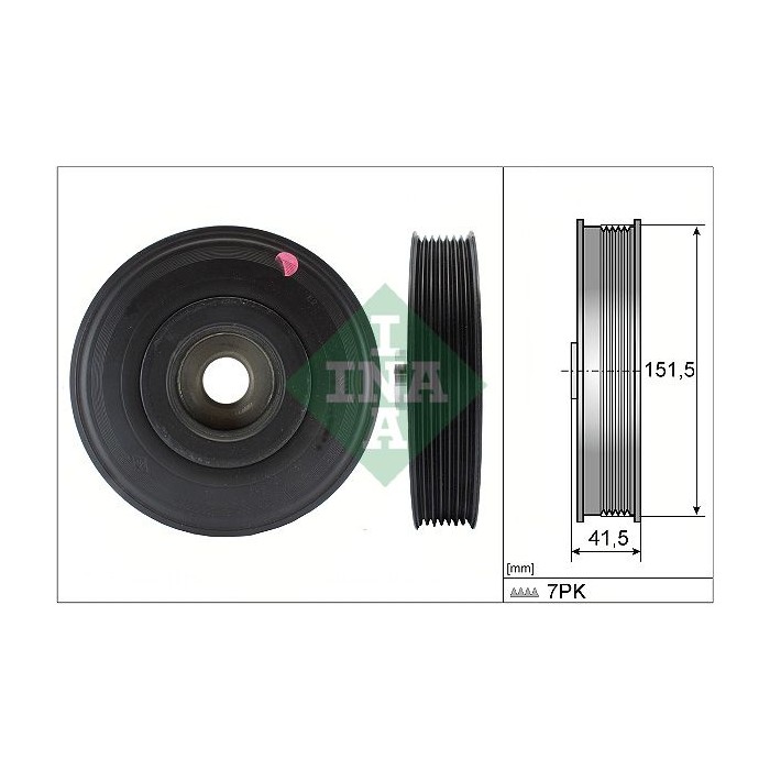 INA Riemenscheibe, Kurbelwelle 544008810