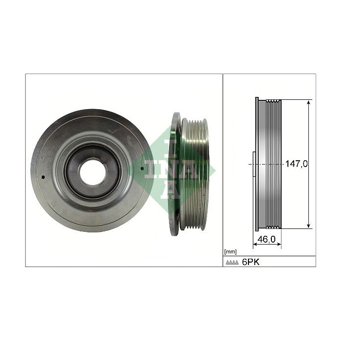 INA Riemenscheibe, Kurbelwelle 544009410