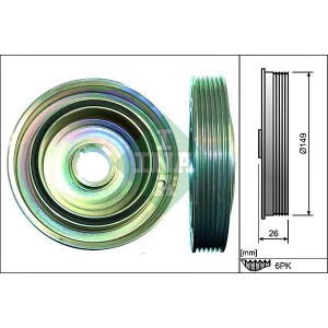 INA Riemenscheibe, Kurbelwelle 544009910