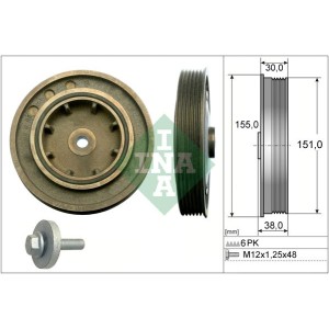 INA Riemenscheibensatz, Kurbelwelle 544010120