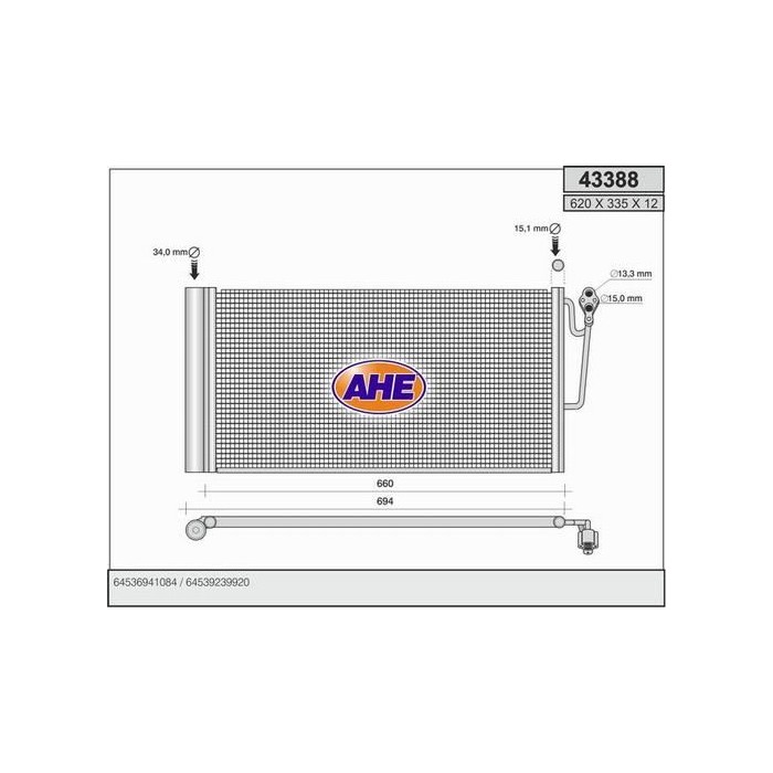 AHE Kondensator, Klimaanlage 43388