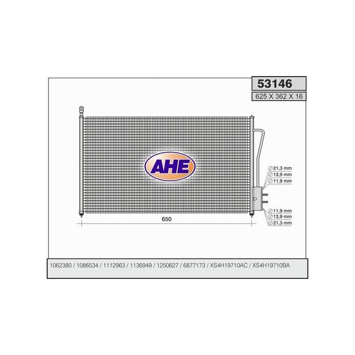 AHE Kondensator, Klimaanlage 53146