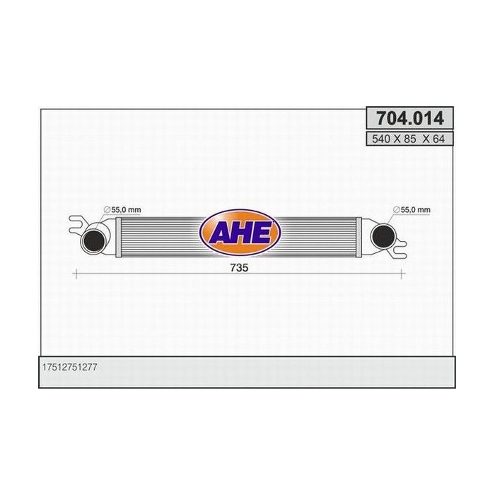 AHE Ladeluftkühler 704.014