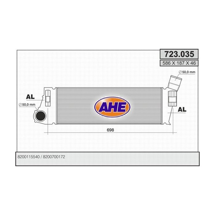 AHE Ladeluftkühler 723.035