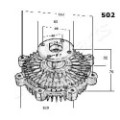 JAPANPARTS Kupplung, Kühlerlüfter VC-502