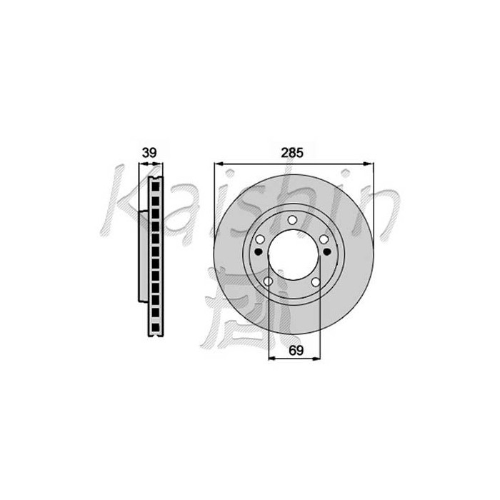 KAISHIN Bremsscheibe CBR314