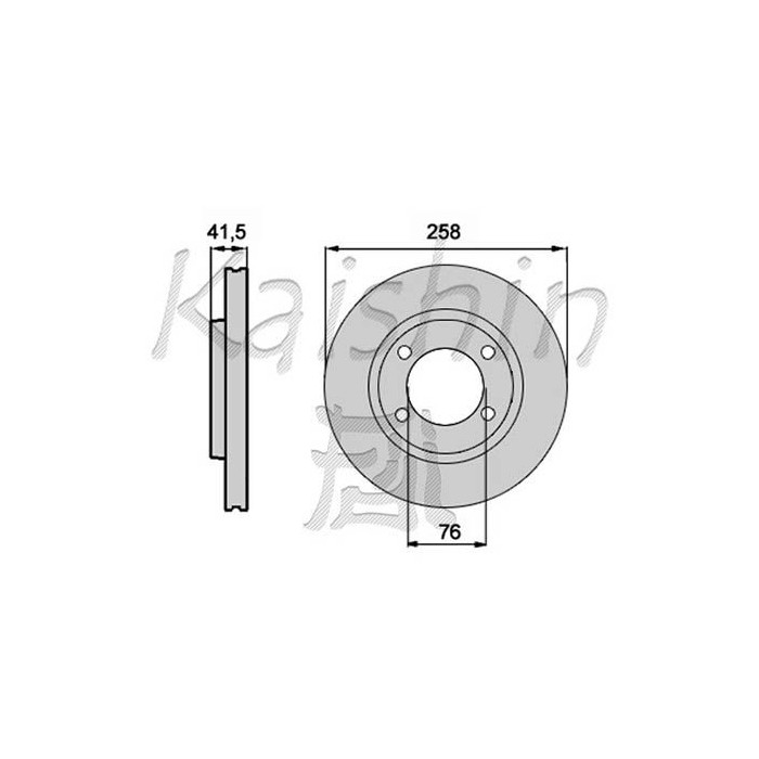 KAISHIN Bremsscheibe CBR317