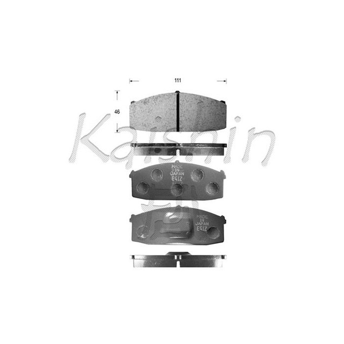 KAISHIN Bremsbelagsatz, Scheibenbremse D1013