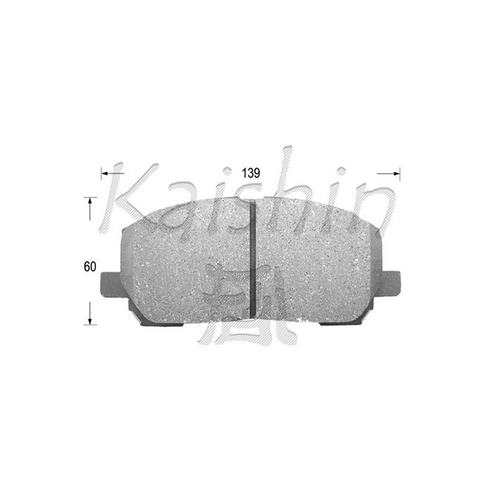 KAISHIN Bremsbelagsatz, Scheibenbremse FK2231