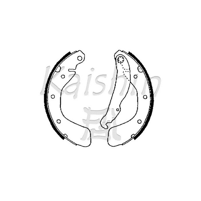 KAISHIN Bremsbackensatz K7905