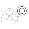 KYB Suspension Mounting Kit Reparatursatz, Federbeinstützlager SM5639