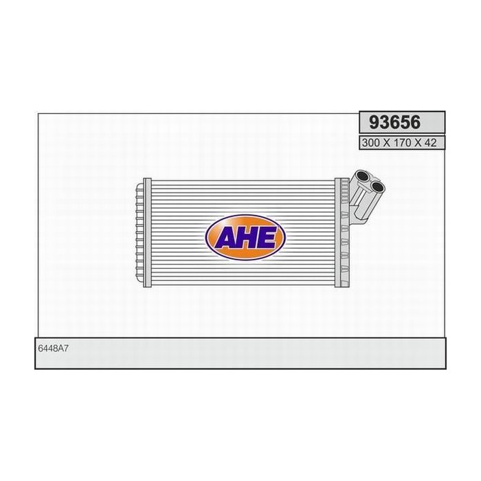 AHE Wärmetauscher, Innenraumheizung 93656
