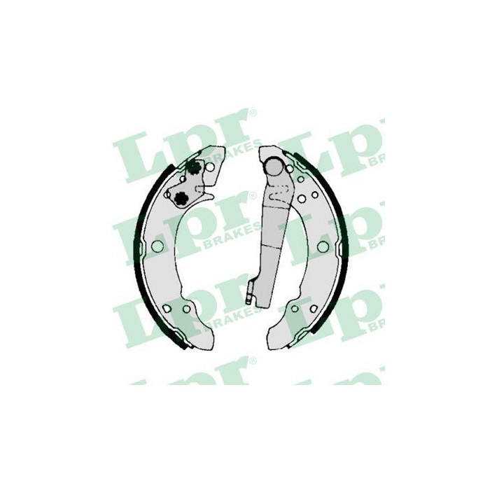 LPR Bremsbackensatz 00140