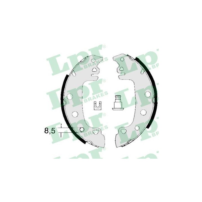 LPR Bremsbackensatz 00770