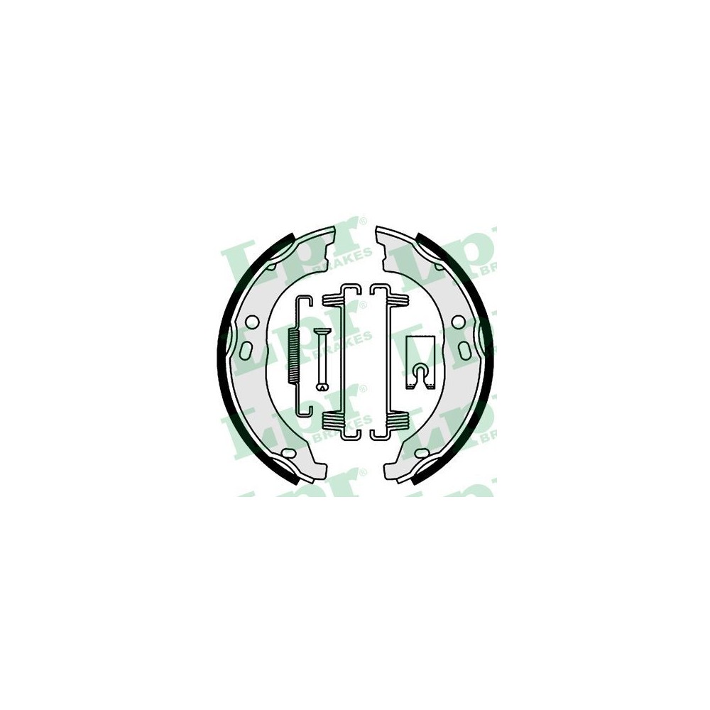 LPR Bremsbackensatz, Feststellbremse 01003