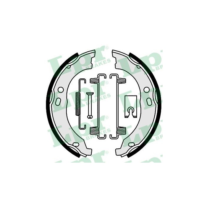 LPR Bremsbackensatz, Feststellbremse 01003