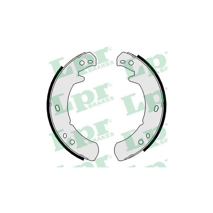 LPR Bremsbackensatz, Feststellbremse 01029