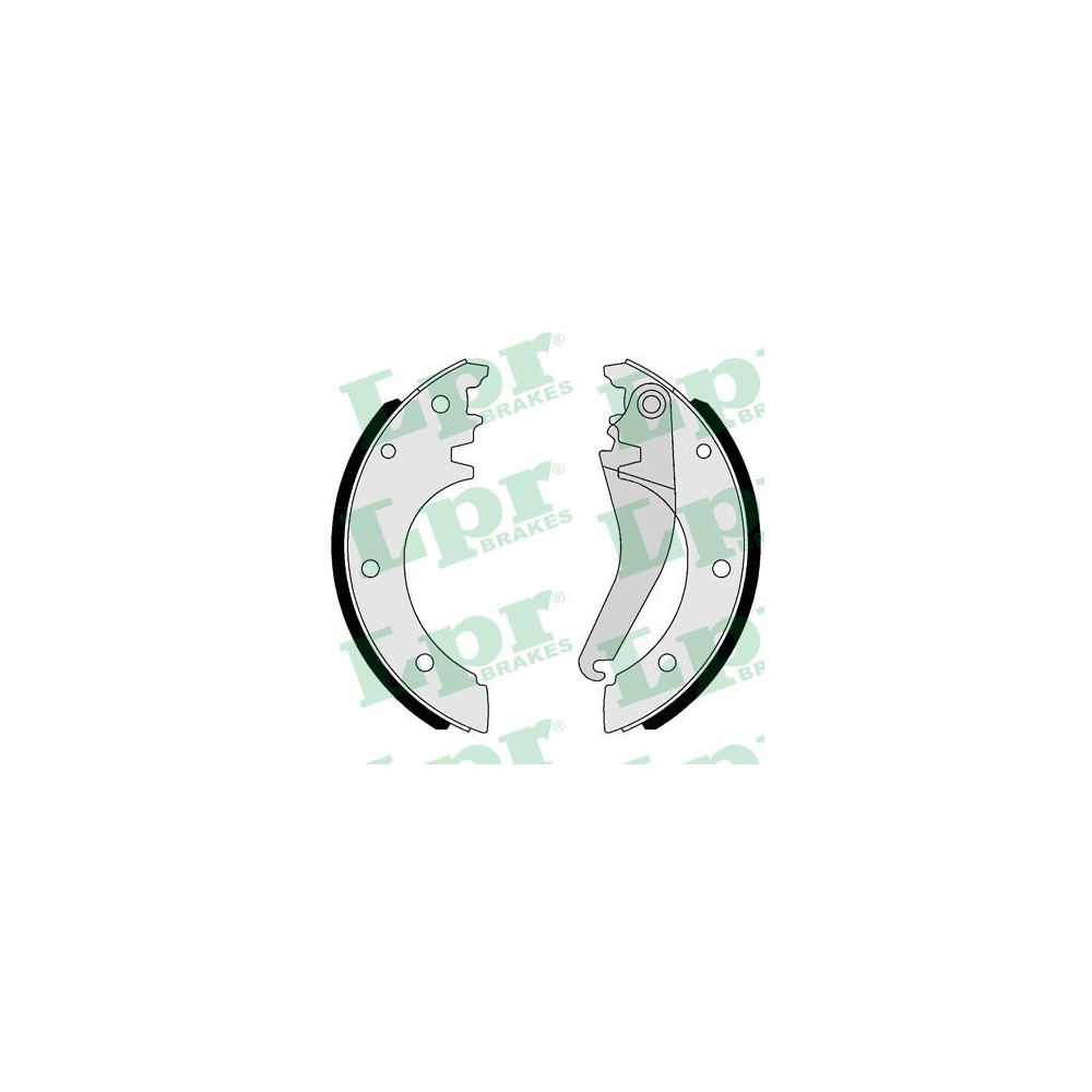 LPR Bremsbackensatz, Feststellbremse 01052