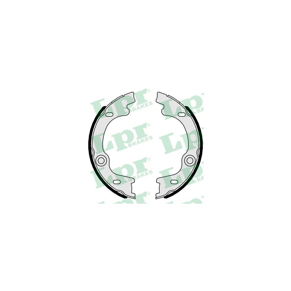 LPR Bremsbackensatz, Feststellbremse 01063