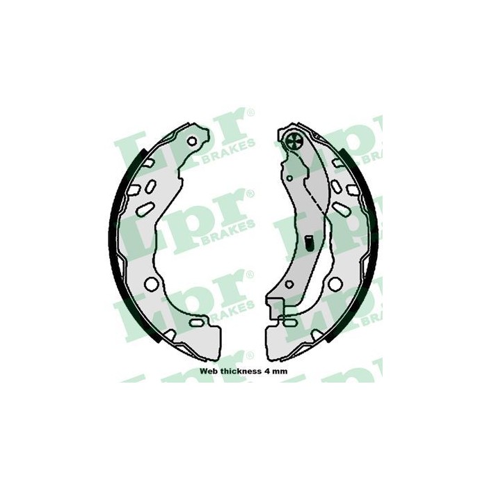 LPR Bremsbackensatz 01109