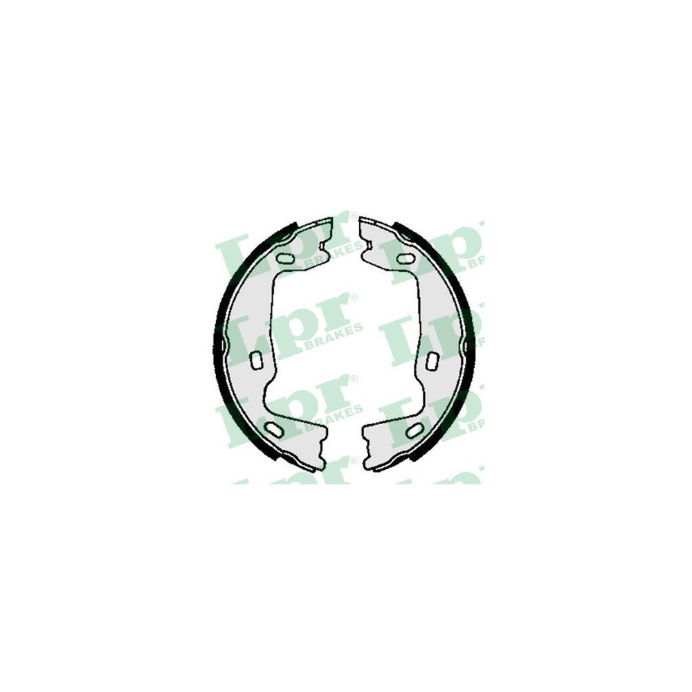 LPR Bremsbackensatz, Feststellbremse 02570