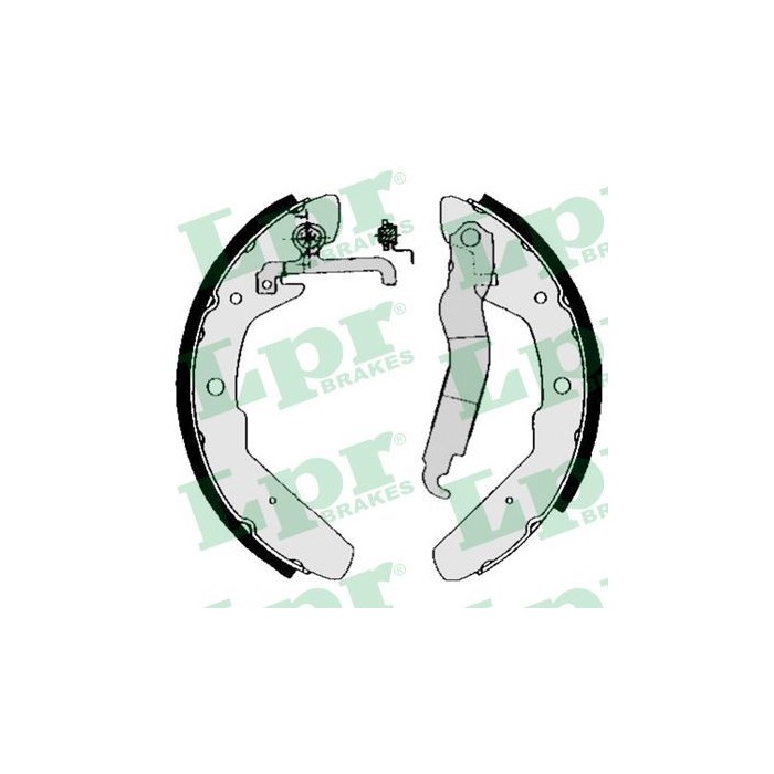 LPR Bremsbackensatz 03970