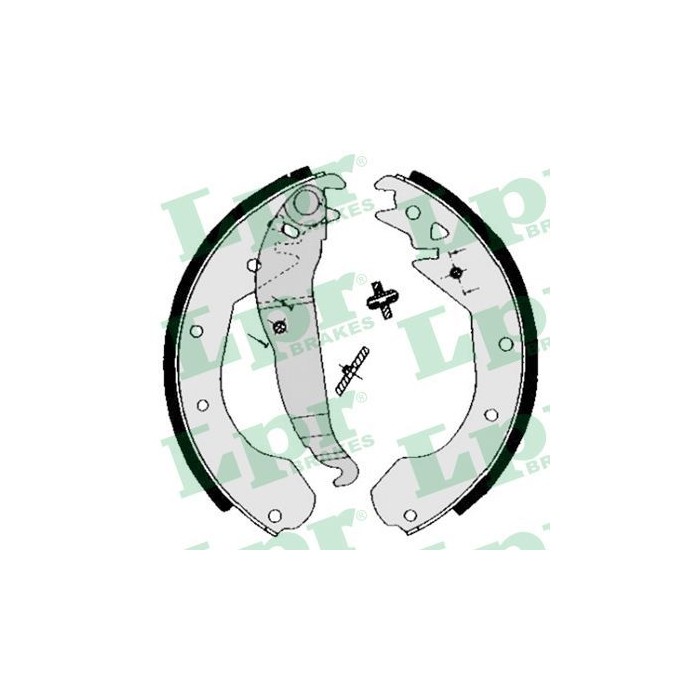 LPR Bremsbackensatz 04650