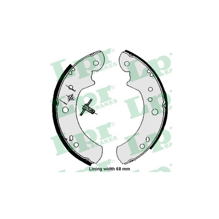 LPR Bremsbackensatz 05060