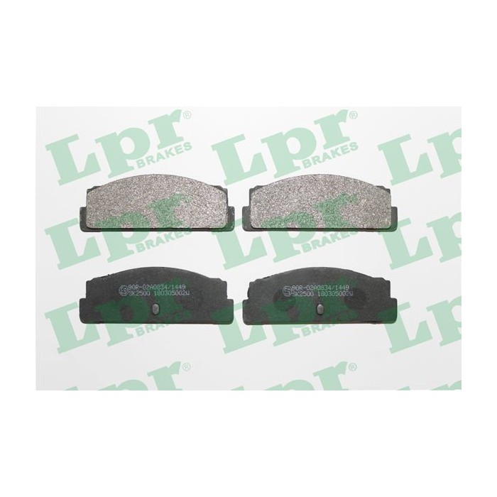 LPR Bremsbelagsatz, Scheibenbremse 05P002
